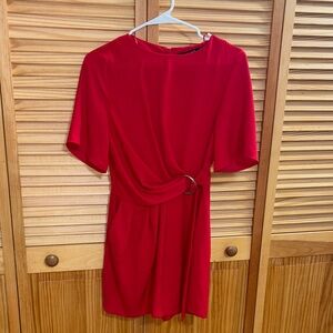Zara Vibrant Red Mini Dress